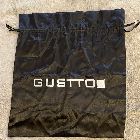 Gustto Black Satin Drawstring Dust Bag 17.5” x 15.5” - Picture 1 of 3